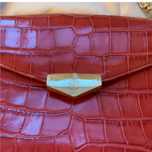 EUC, Like New!Mark Cross Croc embossed Bag - Picture 5 of 9